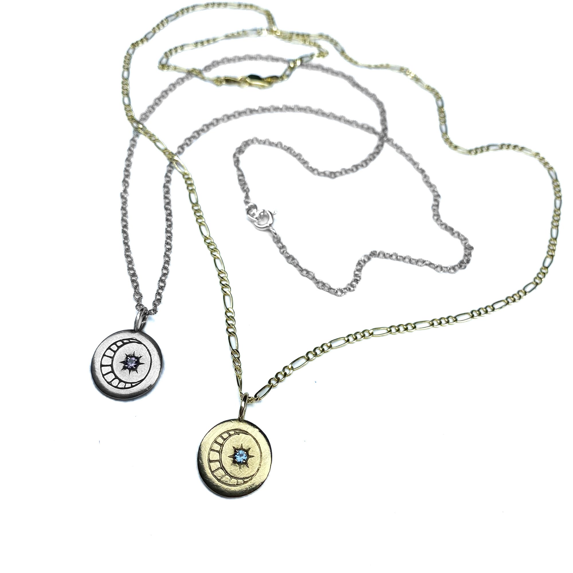 Nocturne necklace in sterling silver or gold | Arcana Obscura